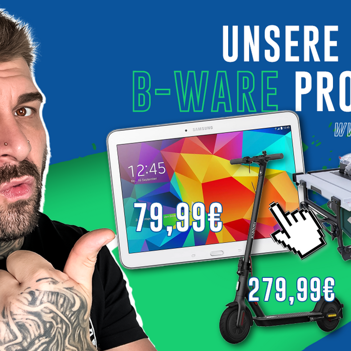 neue Uploads in unserer neuen Kategorie beste B-Ware