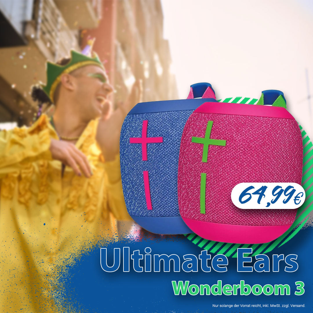 Ultimate Ears Wonderboom 3 perfekt für den Karnevall