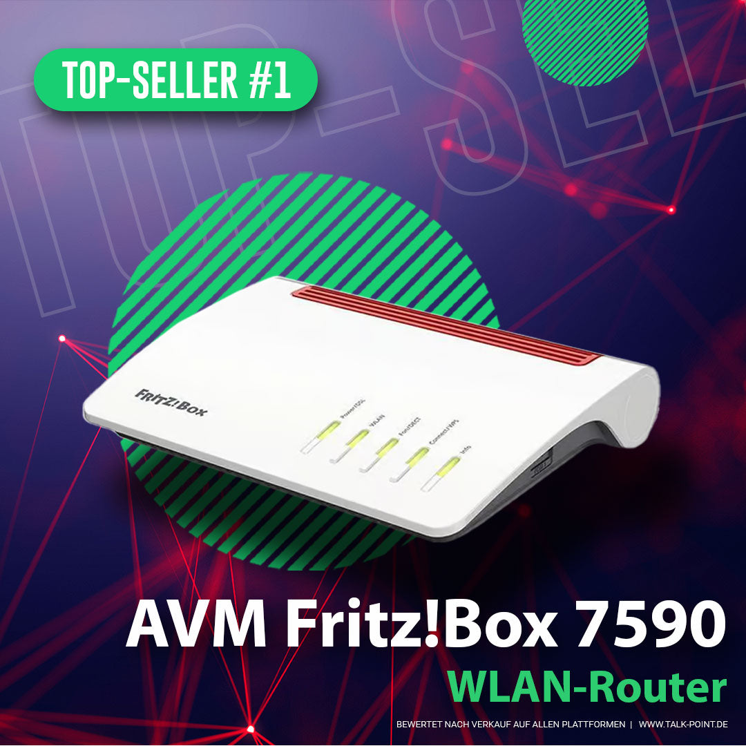 Top-Seller Rang 1 | 12.11.2024 AVM Fritz!Box 7590 WLAN-Router