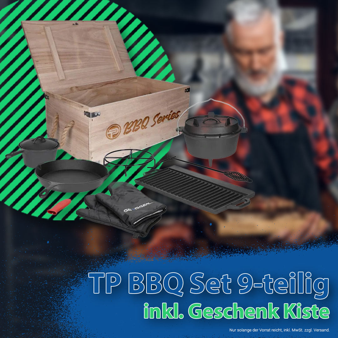 🔥🍖 Das ultimative BBQ-Erlebnis – TP Premium BBQ Set 9-teilig!🍖🔥