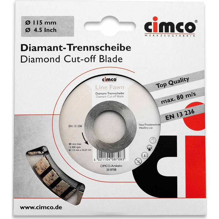 Cimco 20 8710 Diamanttrennscheibe