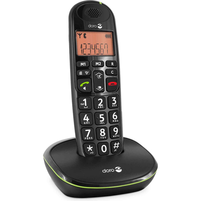 Doro PhoneEasy 100 w sw DECT-Telefon