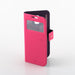 Fenice Diario View Cover Galaxy S4 Mini Pink Flipcover, Ultradünn