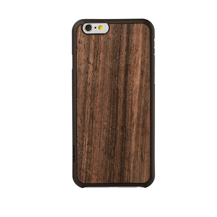 Ozaki Wood luxuriöse dünne Schutzhülle iPhone 6/6s mit Holzrückseite inkl. Displayschutzfolie