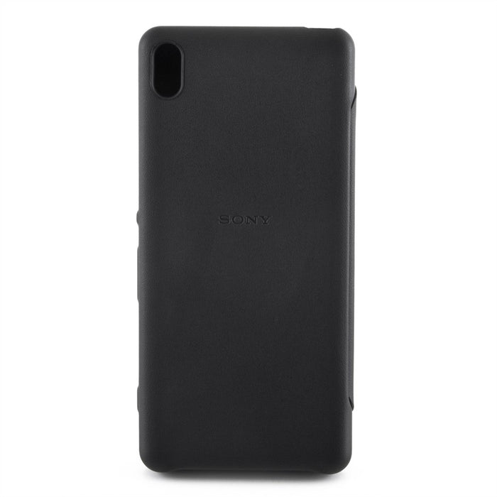Sony Mobile Smartphone-Flipcover SCR54 Hülle für Xperia XA - Graphit-Schwarz