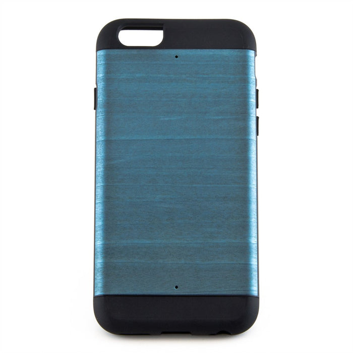 Man&Wood Slim M1534B Echtholzcover für iPhone 6 6s in blau M1534B