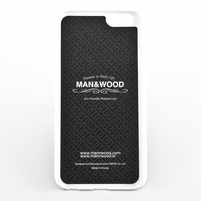 Man&Wood Slim M1481W Echtholzcover für iPhone 6 6s in Peroa Check M1481W