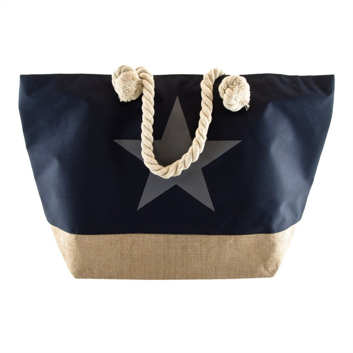 Antonio Beach Bag Star Vinyl  Blau