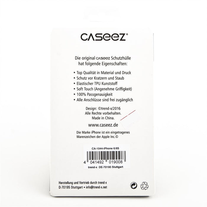 Caseez Back Case Schutzhülle EM/WM "GER" für Apple iPhone 6/6S in schwarz