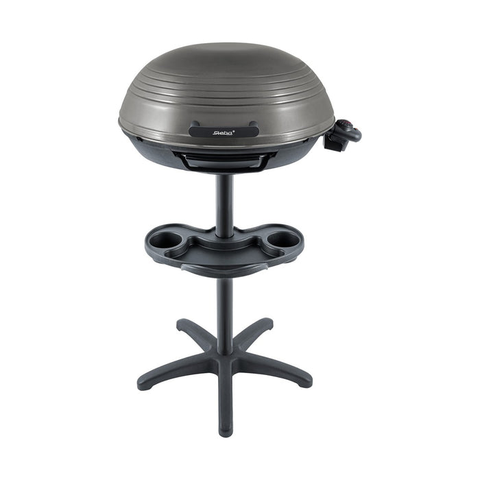 Steba VG325 Barbecue-Säulengrill mit Windschutzhaube schwarz/grau