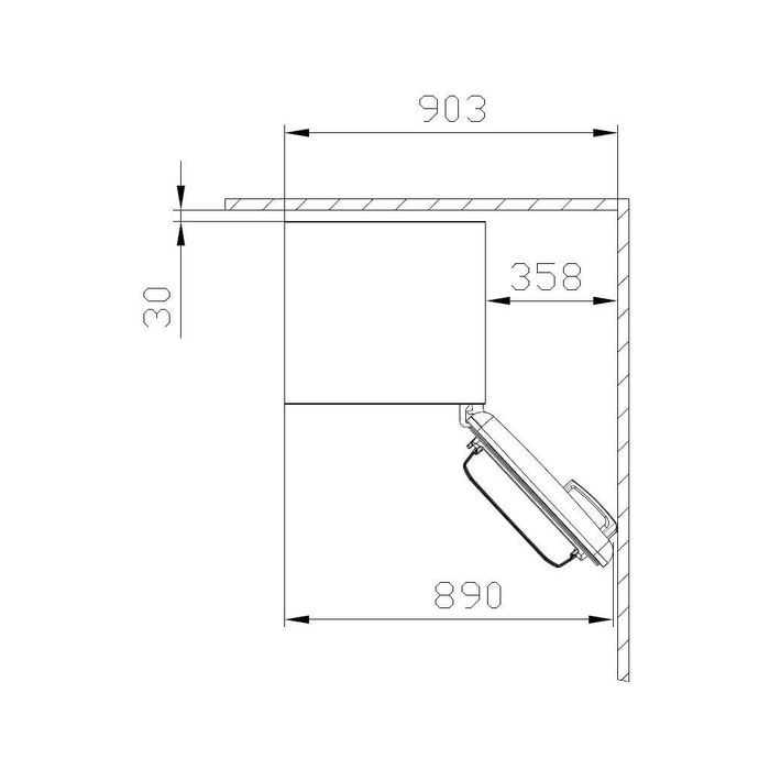 Amica KS 15610 R Kühlschrank mit Gefrierfach im Retrodesign rot