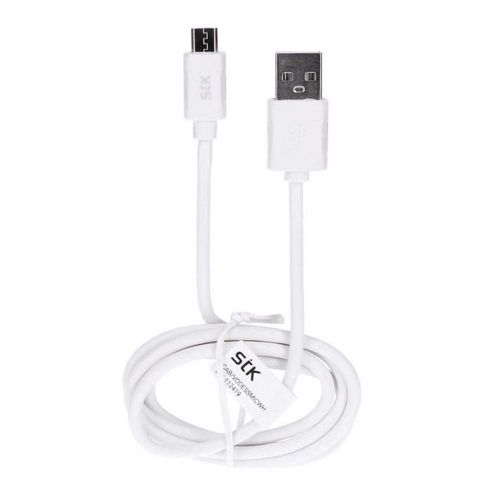 STK Lade und Sync-Kabel micro USB-Anschluss 1 Meter weiß