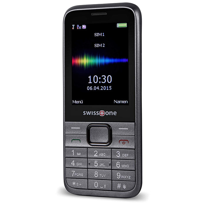 swisstone SC 560 - Dual SIM Mobiltelefon mit extra großem beleuchtetem Farbdisplay