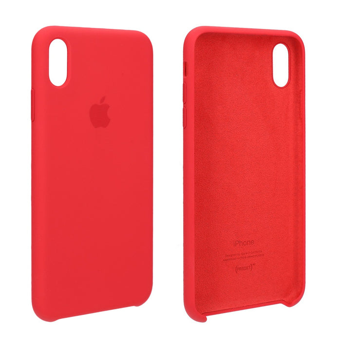 Apple Silikon Case Hülle für iPhone XS Max rot