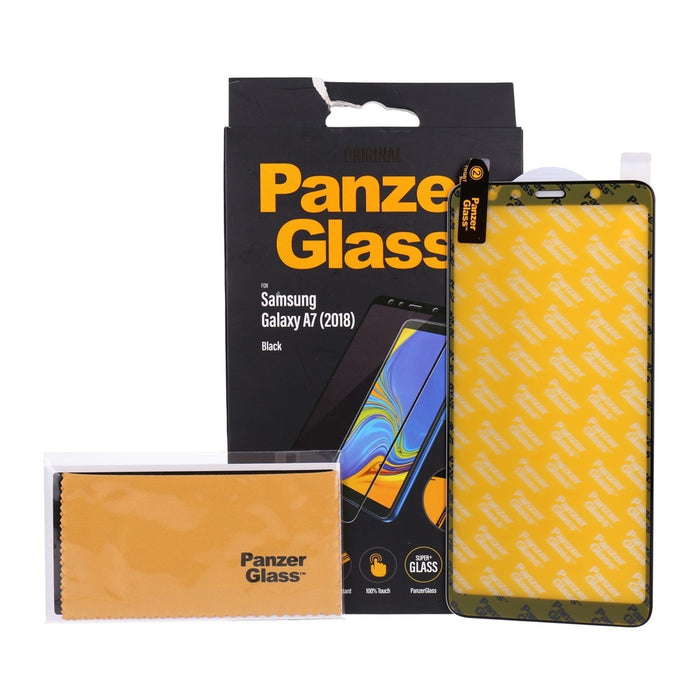 PanzerGlass für Samsung Galaxy A7 (2018) Displayschutz  Edge2Edge schwarz