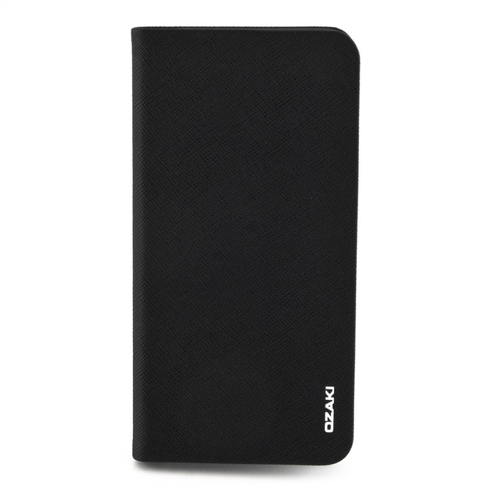Ozaki 0.3 Folio Schutzhülle Klapp-Tasche für Apple iPhone 6 / 6S in schwarz