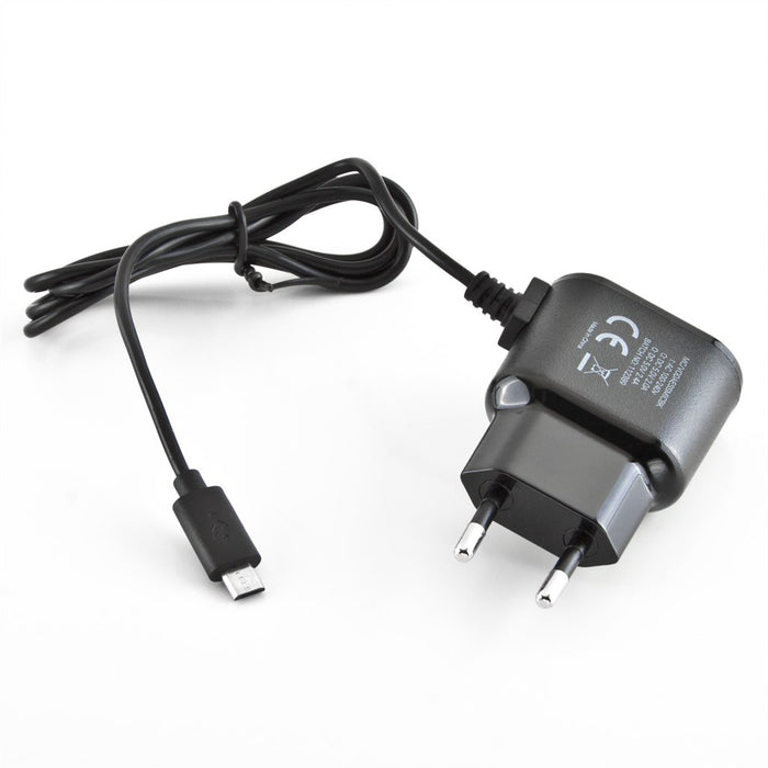 STK micro USB-Schnellladegerät 5V 2,4A in schwarz
