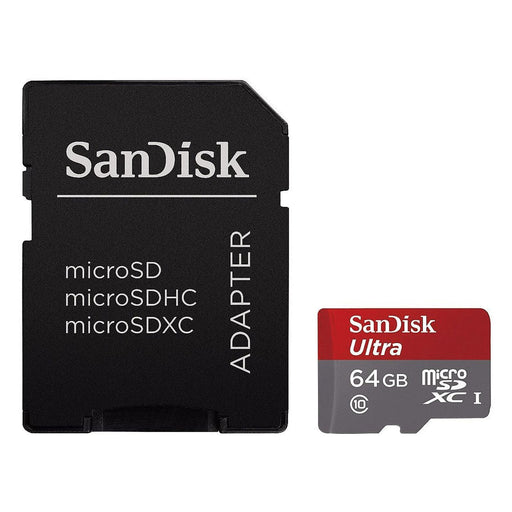 Produktbild SD-Karte - Sandisk Ultra Android microSDXC 64GB + SD Adapter