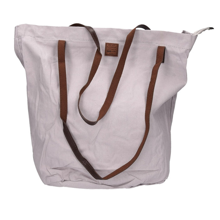 Antonio Shopping Bag Canvas Farbauswahl  Light-Grey