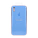 Apple iPhone XS Max Silikon Hülle Case hellblau