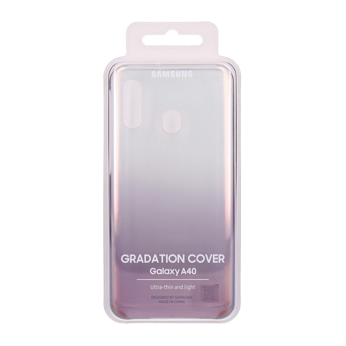 Samsung Galaxy A40 Gradation Cover schwarz mit Farbverlauf