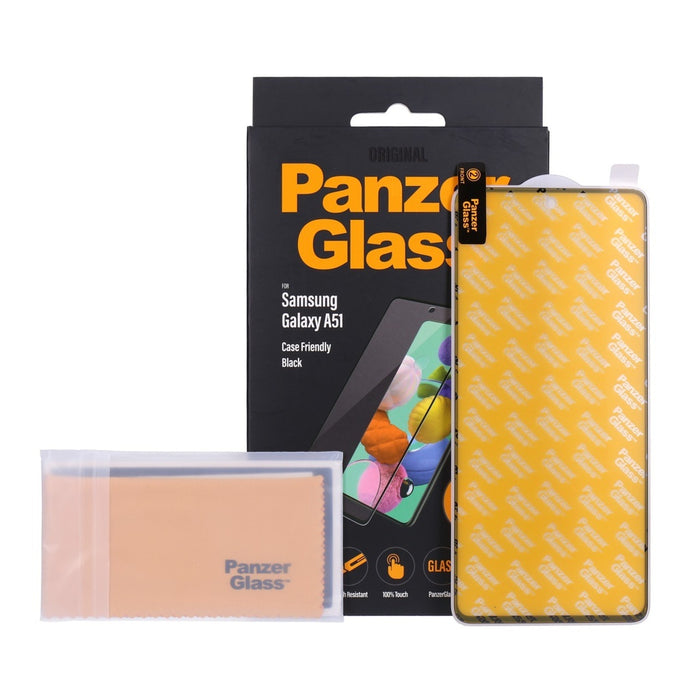 PanzerGlass für Samsung Galaxy A51 schwarz Case Friendly