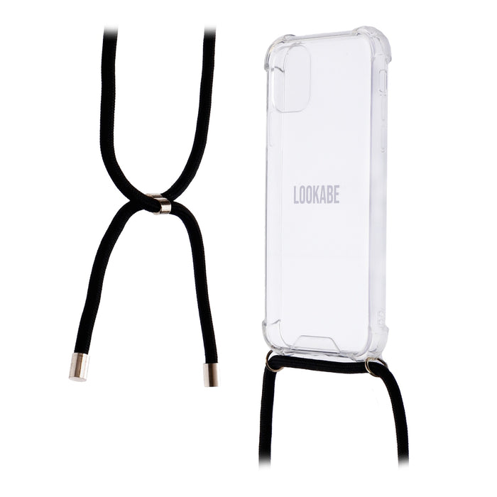 LOOKABE Necklace Case Handykette für iPhone 11 Handykette mit Handyhülle schwarz