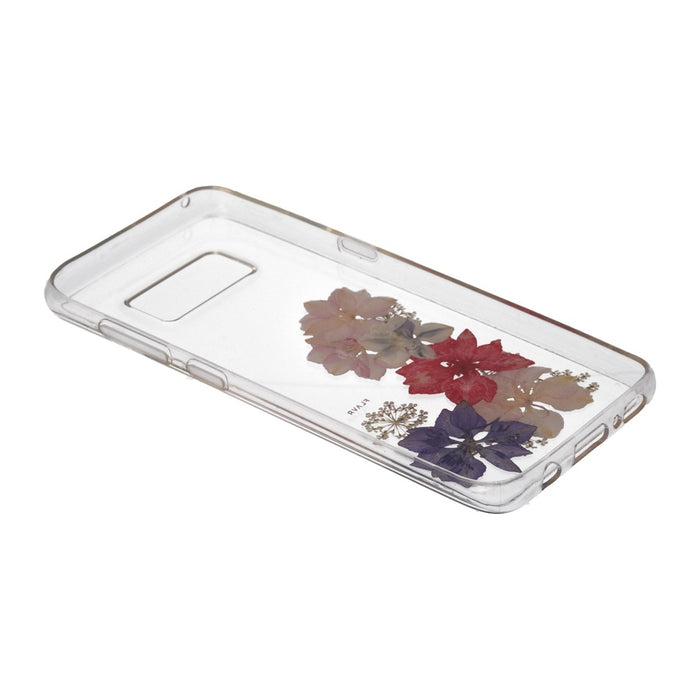 FLAVR Real Flower TPU Schutzhülle für Samsung Galaxy S8 Grace transparent