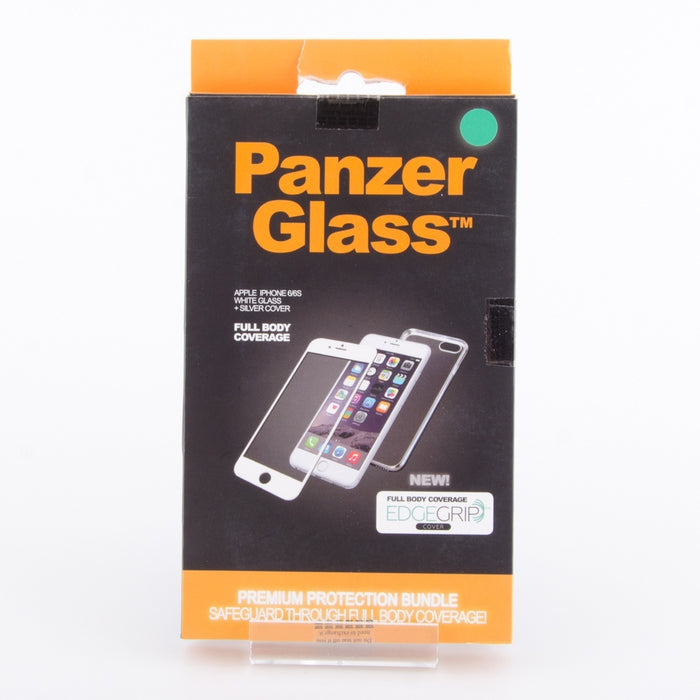 PanzerGlass Schutzglas und Full Body Coverage für iPhone 6/6S weiß