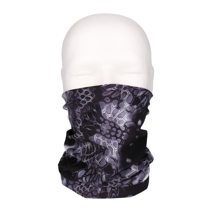 TP Multifunktionstuch, Bandana Schlauchschal, als UV-Schutz, Outdoor Halstuch oder Stirnband, unisex black pattern
