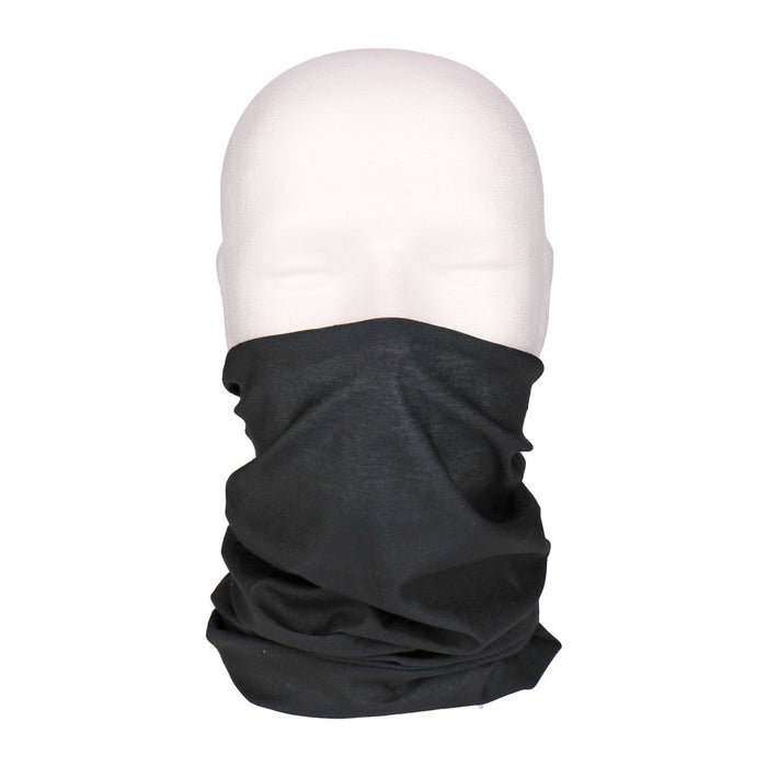 TP Multifunktionstuch, Bandana Schlauchschal, als UV-Schutz, Outdoor Halstuch oder Stirnband, unisex black