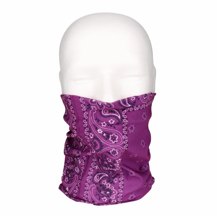 TP Multifunktionstuch, Bandana Schlauchschal, als UV-Schutz, Outdoor Halstuch oder Stirnband, unisex classic purple