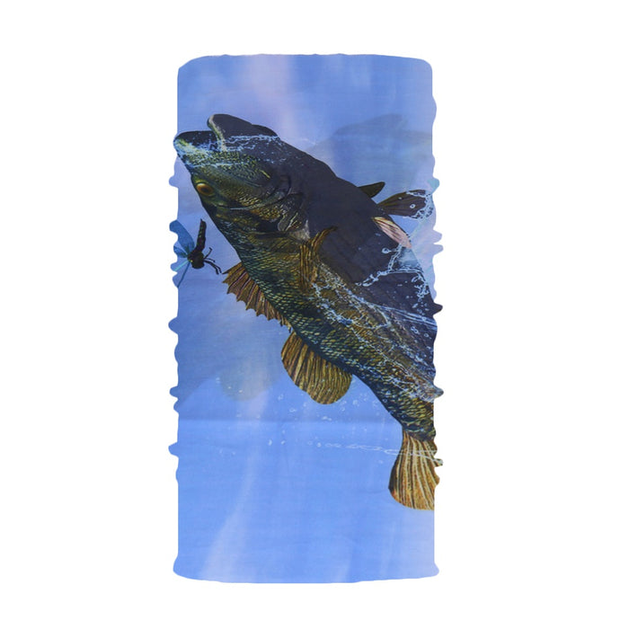 TP Multifunktionstuch, Bandana Schlauchschal, als UV-Schutz, Outdoor Halstuch oder Stirnband, unisex fish 1
