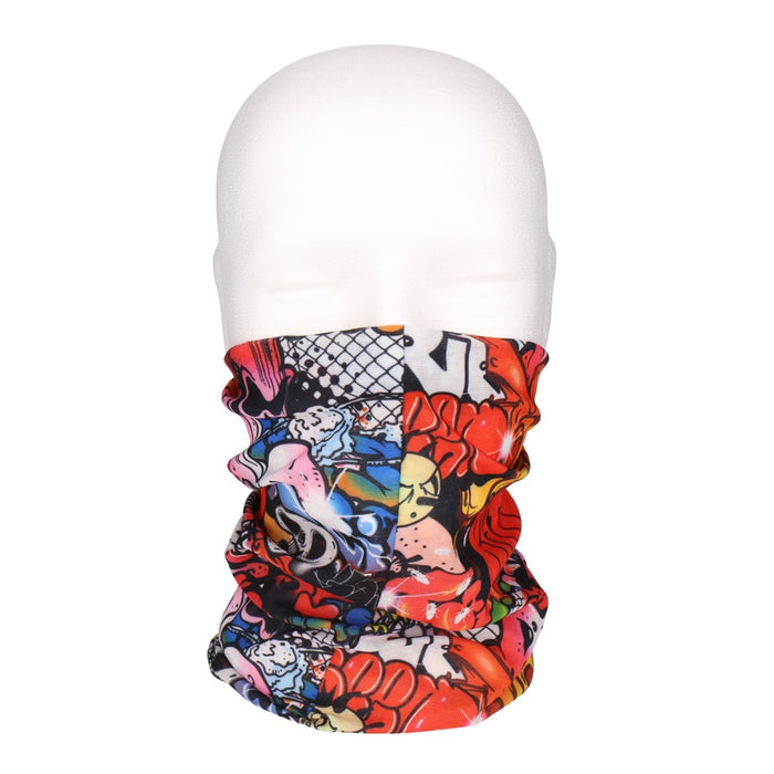 TP Multifunktionstuch, Bandana Schlauchschal, als UV-Schutz, Outdoor Halstuch oder Stirnband, unisex grafitti 1