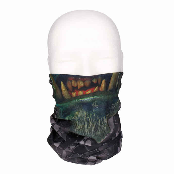 TP Multifunktionstuch, Bandana Schlauchschal, als UV-Schutz, Outdoor Halstuch oder Stirnband, unisex monster