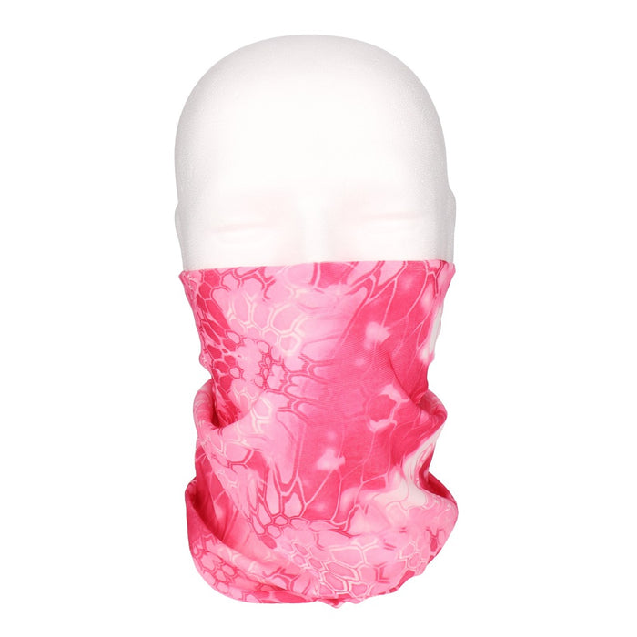 TP Multifunktionstuch, Bandana Schlauchschal, als UV-Schutz, Outdoor Halstuch oder Stirnband, unisex pink pattern
