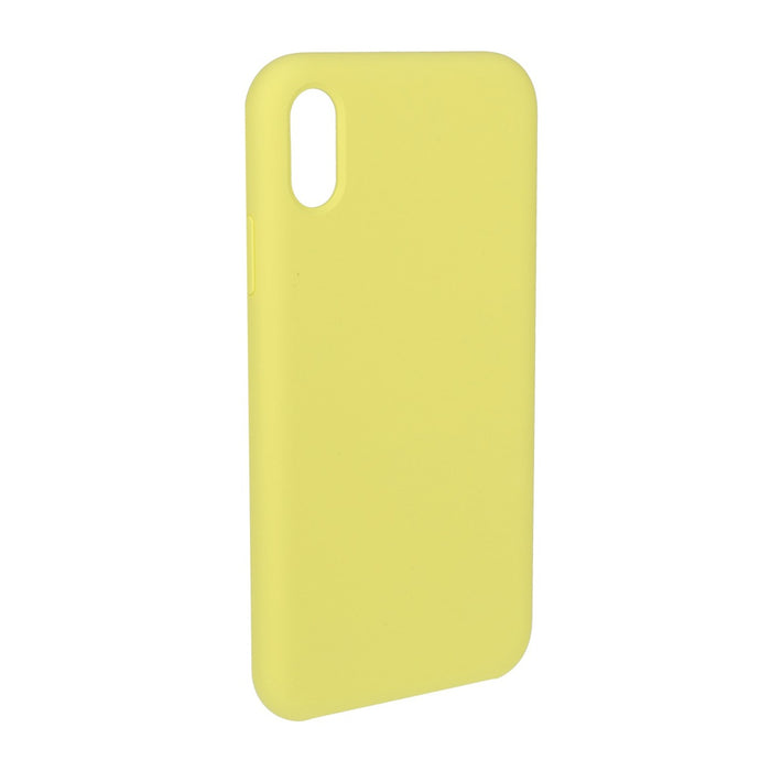 JT Berlin Liquid Silikon Case Schutzhülle Steglitz für Apple iPhone XR in gelb
