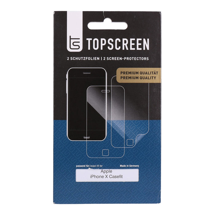 Topscreen Displayfolie für iPhone X