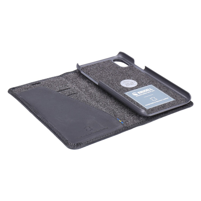 Krusell SUNNE Wallet für iPhone 5,8" schwarz aus echtem Leder