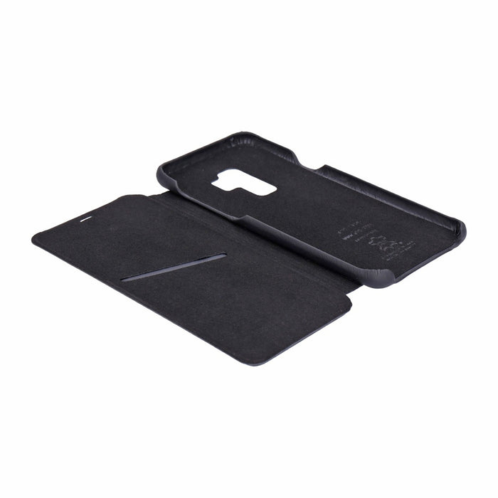 andi be free Leder Flipcover für Samsung Galaxy S9+ in schwarz