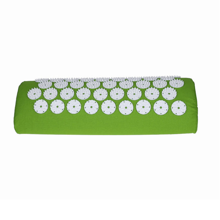 TP Akupressurmatte, Set mit Kissen und Tasche, Nagelmatte zur Entspannung und Massage, 68 x 42 cm Grün