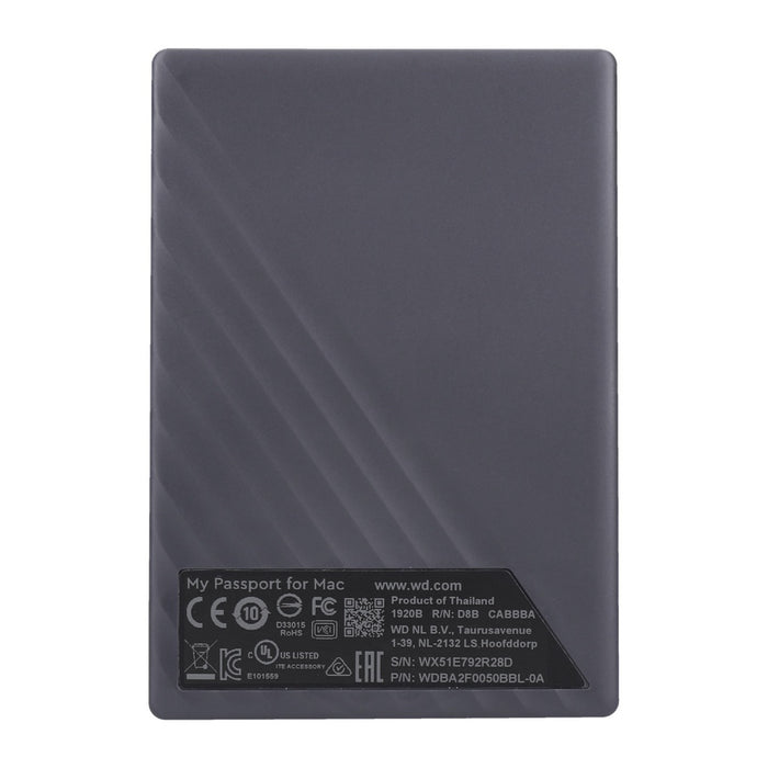 WD My Passport for Mac ext. Festplatte 5TB schwarz / blau