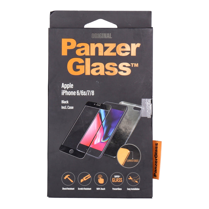 PanzerGlass Displayschutz inkl. Case für iPhone 6/ 6s/7/8 SE in schwarz