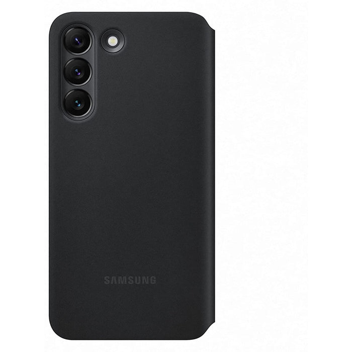 Samsung Smart Clear View Cover Galaxy S22+ schwarz Smartphone Flip Case