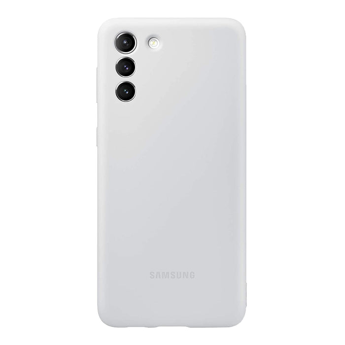 Samsung Galaxy S21+ Silikon Cover hellgrau