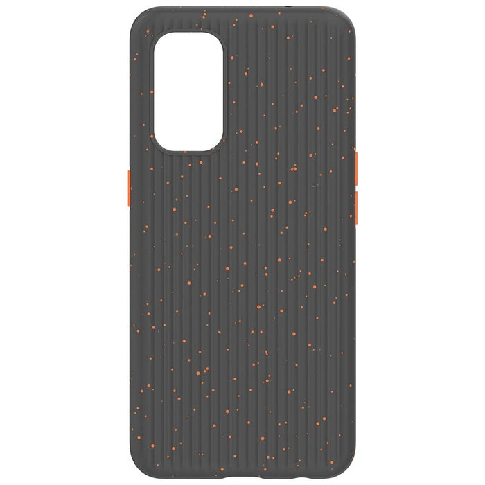 Oppo Find X3 Lite Silikon Case schwarz/orange