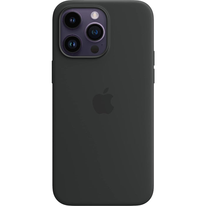 Apple iPhone 14 Pro Max Silikon Case Midnight mit Magsafe