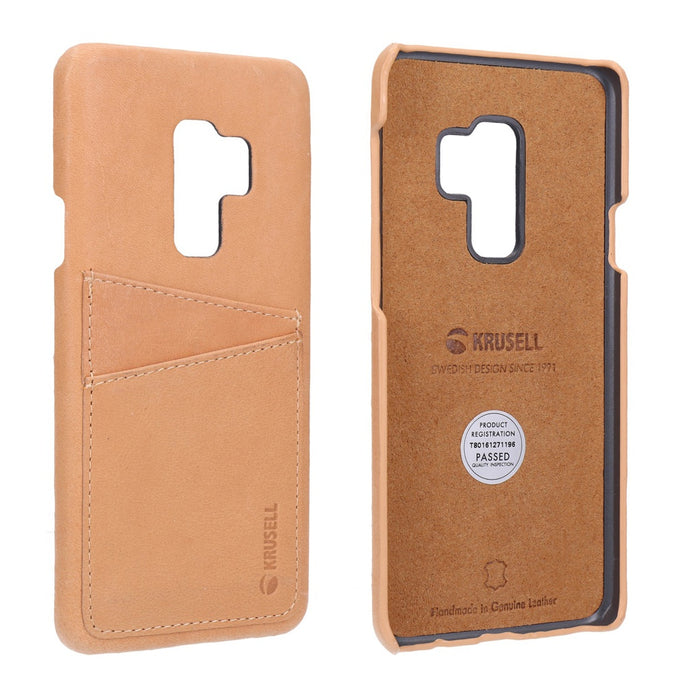 Krusell Sunne 2 Card Cover Samsung Galaxy S9+ Beige