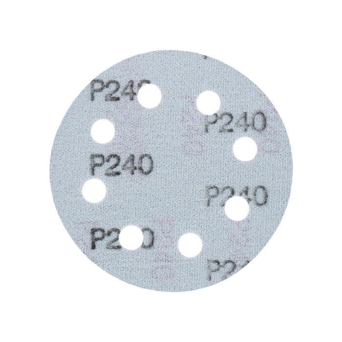 TP Schleifpapier, Schleifscheibe - Universal (grün 125mm, 8-fach-gelocht, Filmbasis - 10er Pack P240