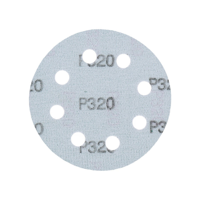 TP Schleifpapier, Schleifscheibe - Universal (grün 125mm, 8-fach-gelocht, Filmbasis - 10er Pack P320